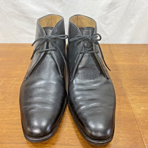 Guido Mens Leather Lace Up Nera Ankle Boot B180, Size 13 main image 4